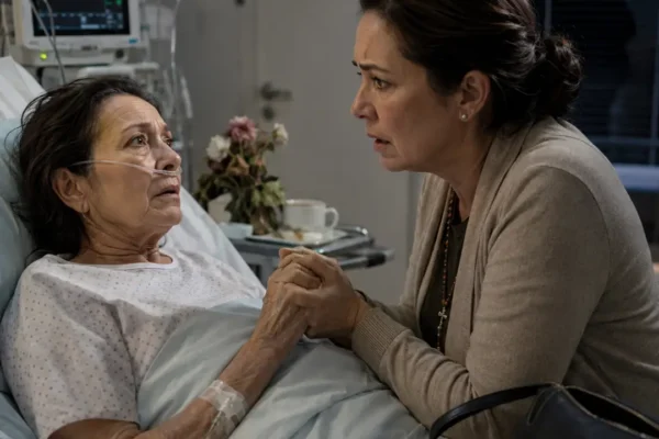 Jimena acepta cuidar de la suegra de su nuera mientras Macarena y Juli...