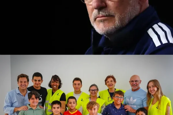 El gesto de Luis de la Fuente emociona a los evacuados y deja un mensa...