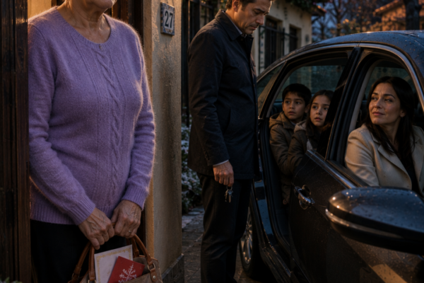 “Mamá, no queda sitio para ti en el automóvil”. Clara vio cómo su hijo...