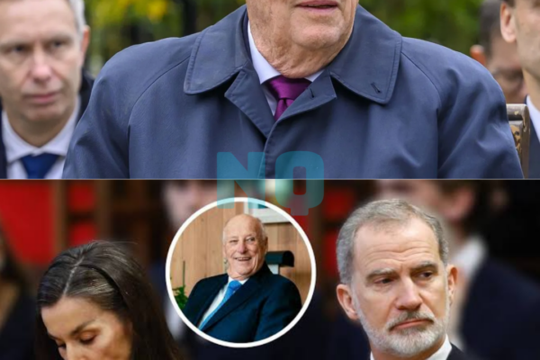 Felipe VI y Letizia despiden a Harald V de Noruega con un mensaje marc...