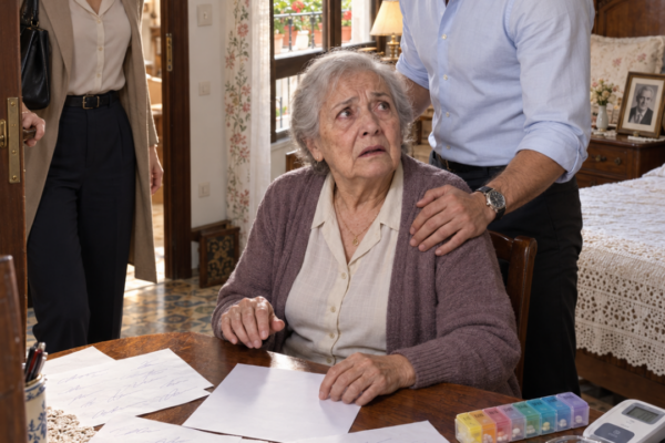 Mi suegra temblaba cada vez que mi esposo entraba, pero todos decían q...