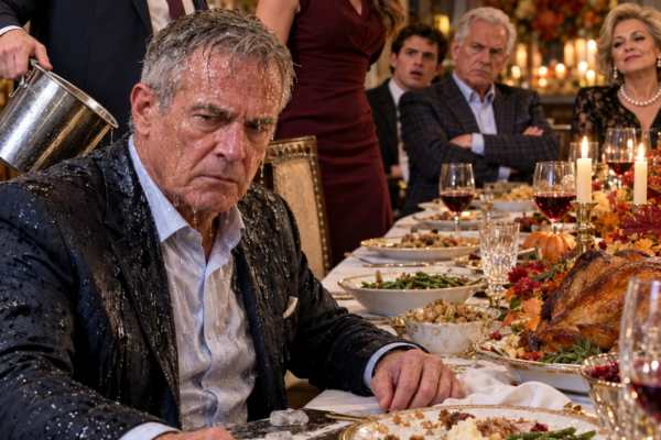 Durante la cena de Acción de Gracias, Callum Mercer, de 60 años, se ne...